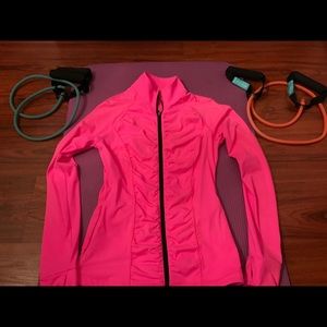 Victoria's Secret VSX Pink Workout Jacket Sz Small
